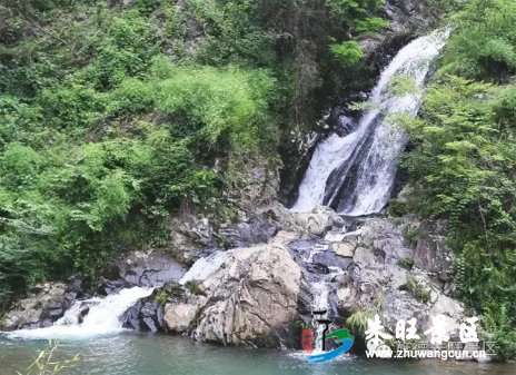 朱旺龙潭景点-瀑布2